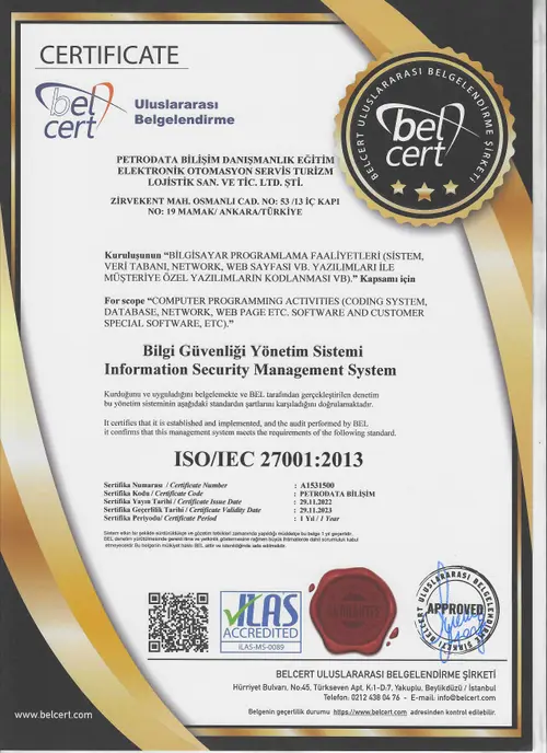 ISO 27001 نظام إدارة أمن المعلومات